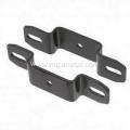 Decoration Mount Bracket Customized Black Powder Coated Steel Fence Post Bracket Supplier